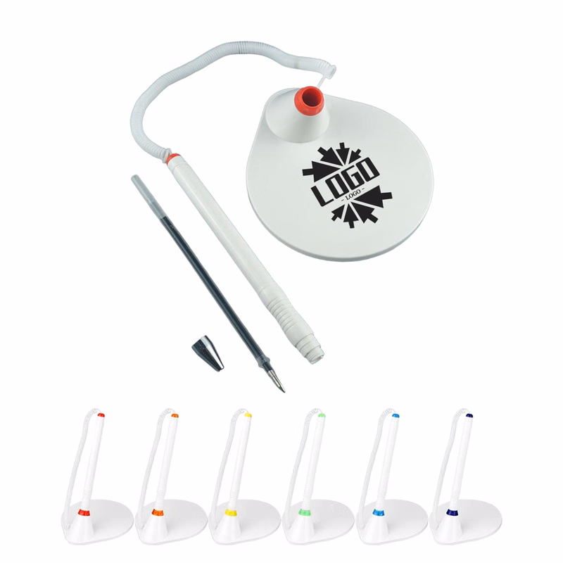Custom Logo Signing Pen With Plastic Stand And Smooth Ink