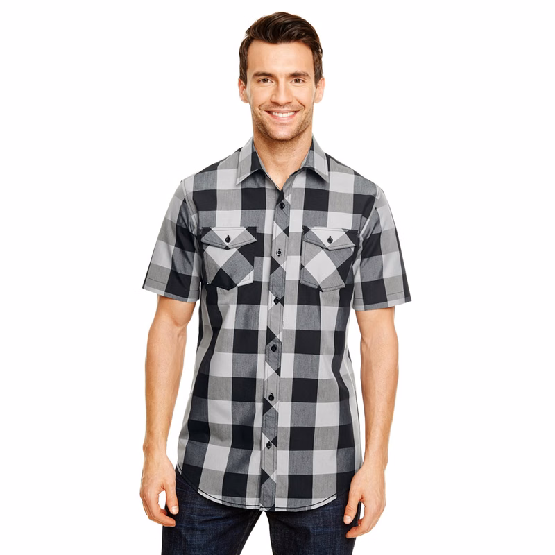 Men's Long Sleeve American Buffalo Plaid