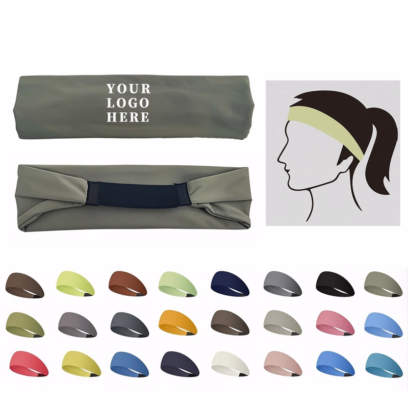 Custom Wide Stretch Breathable Sports Headband