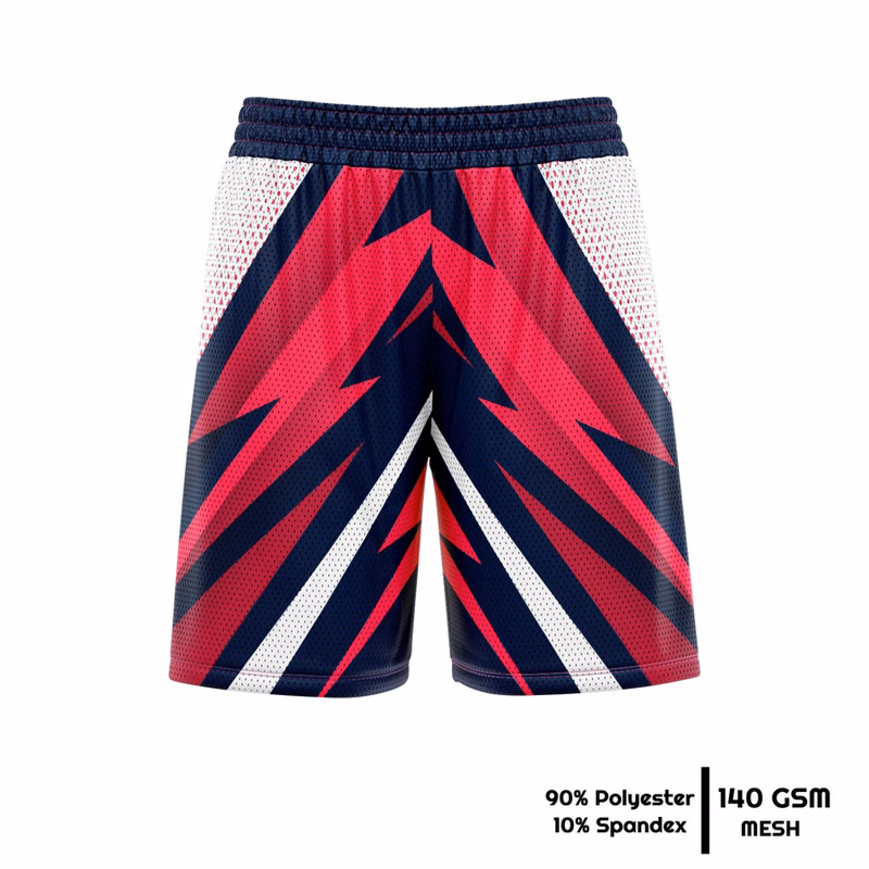 Unisex & Kids' Sublimation Shorts w/ Lining - 140G Mesh