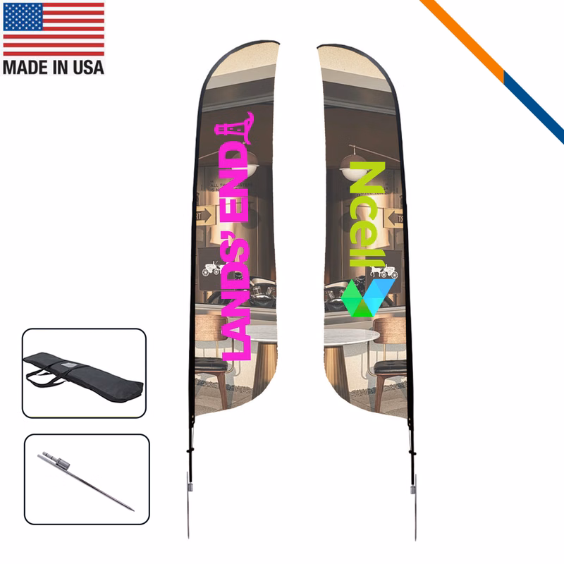 16.5' Libra Double-Sided Feather Flag