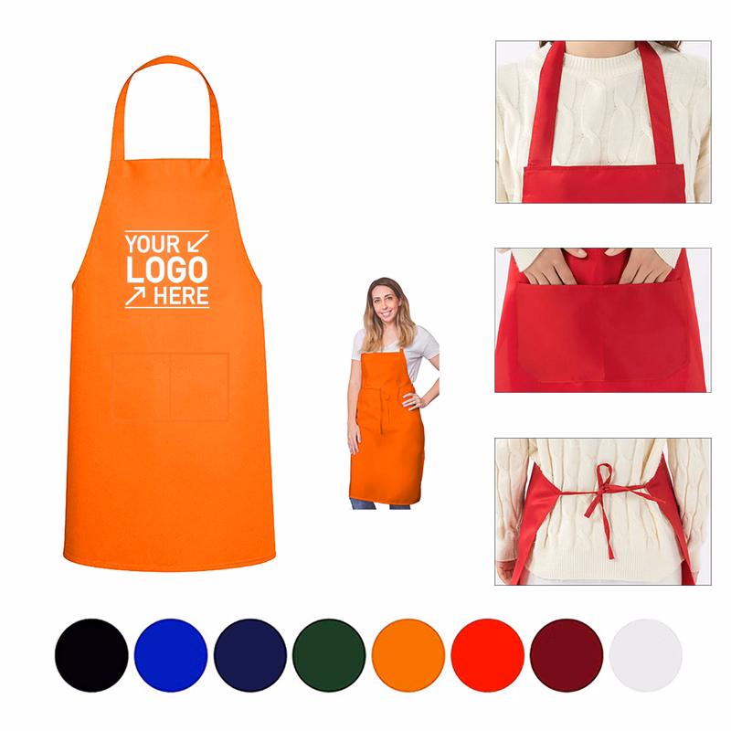 Bib Apron with Pockets