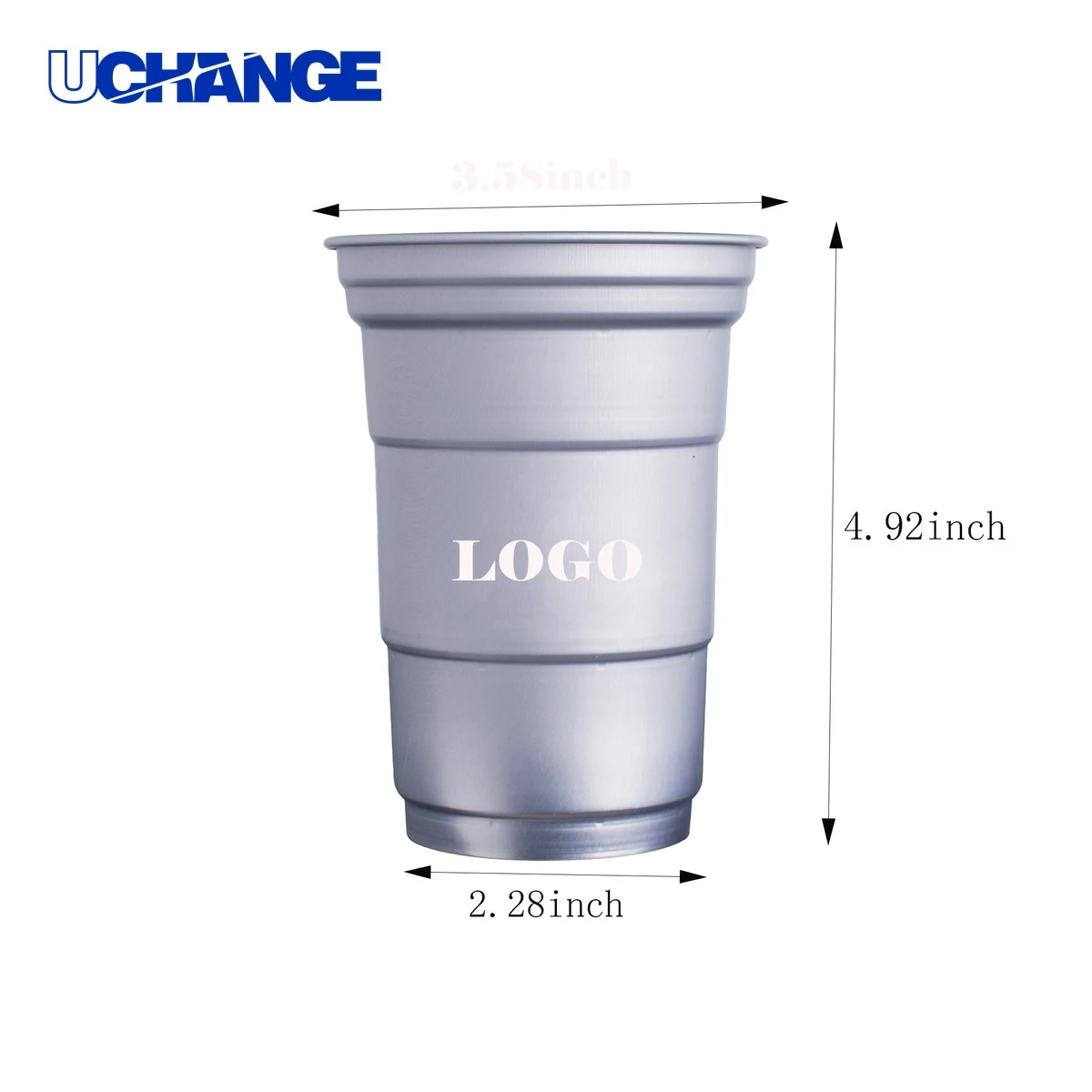 Stadium Aluminum Cup Container (16 oz) 1