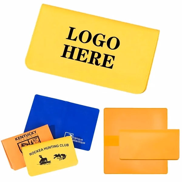 Custom PVC Folding Business Card Holder — Trade Show Networking Essential