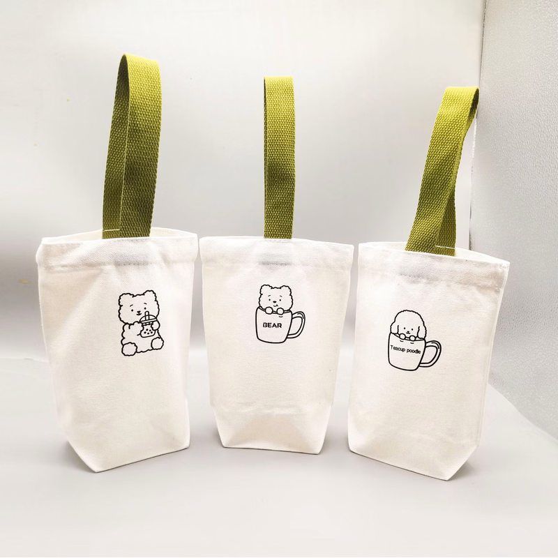 portable canvas cup carrier