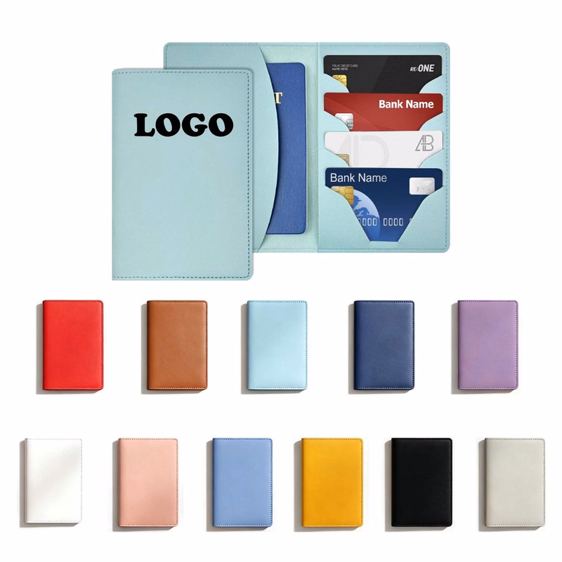 MOQ 20 Piece PU Leather Passport Cover