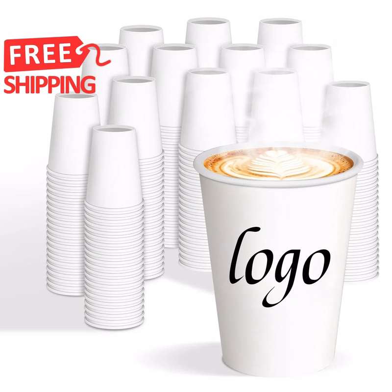 Disposable Paper Coffee Cup 3 oz 8 oz 12 oz 16 oz 22 oz