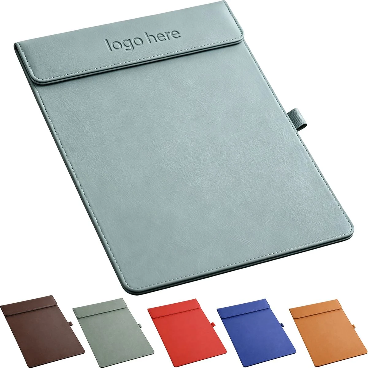 13.6?Inch ??9.4?Inch Custom Leather Office Clipboard for Conference Use 1