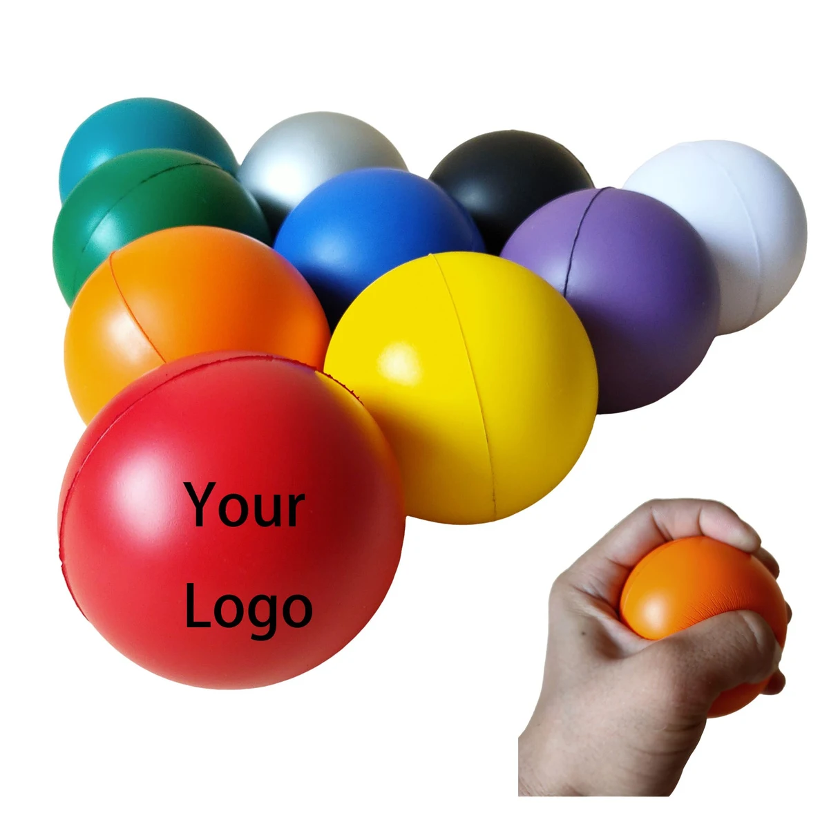 2.5" Pu Sponge Foam Ball 1