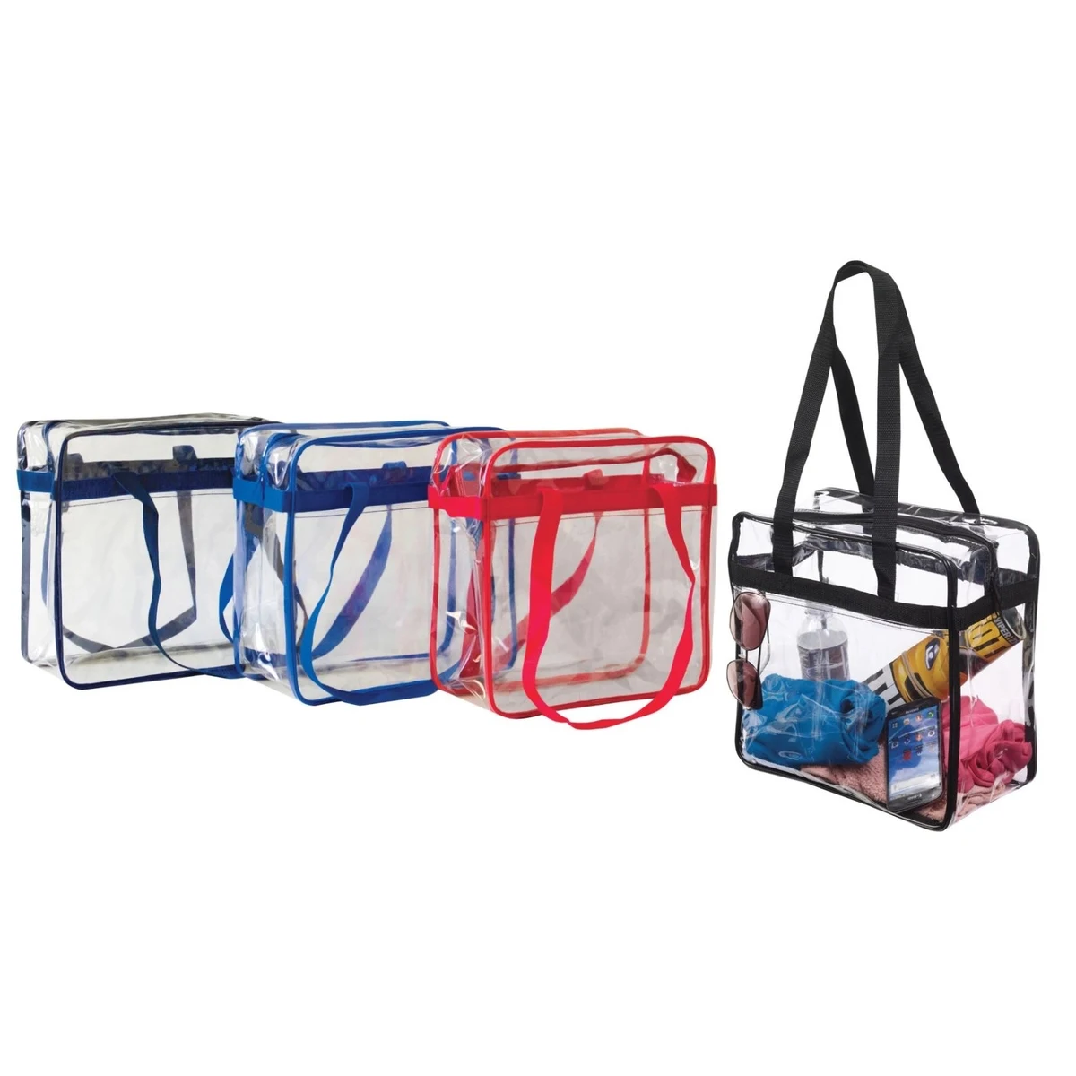 Clear Stadium Tote Bag 1