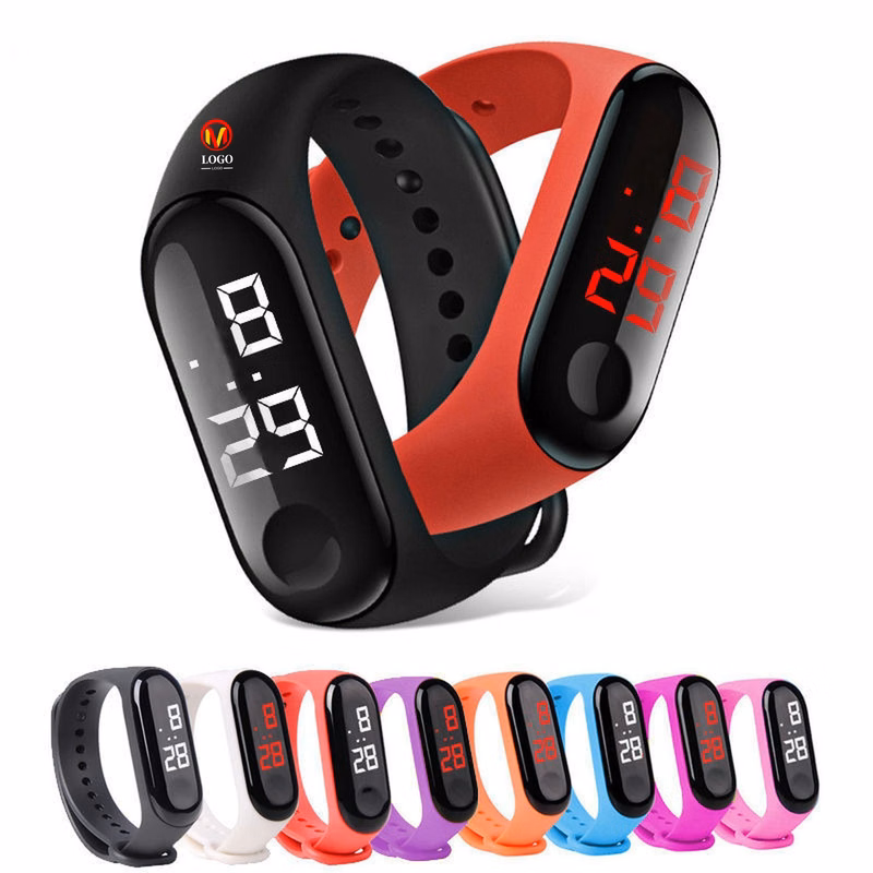 Lcd Screen Sports Watch Running Pedometer Bracelet