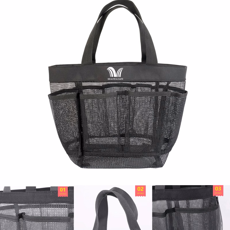 Pockets Foldable Mesh Beach Bag