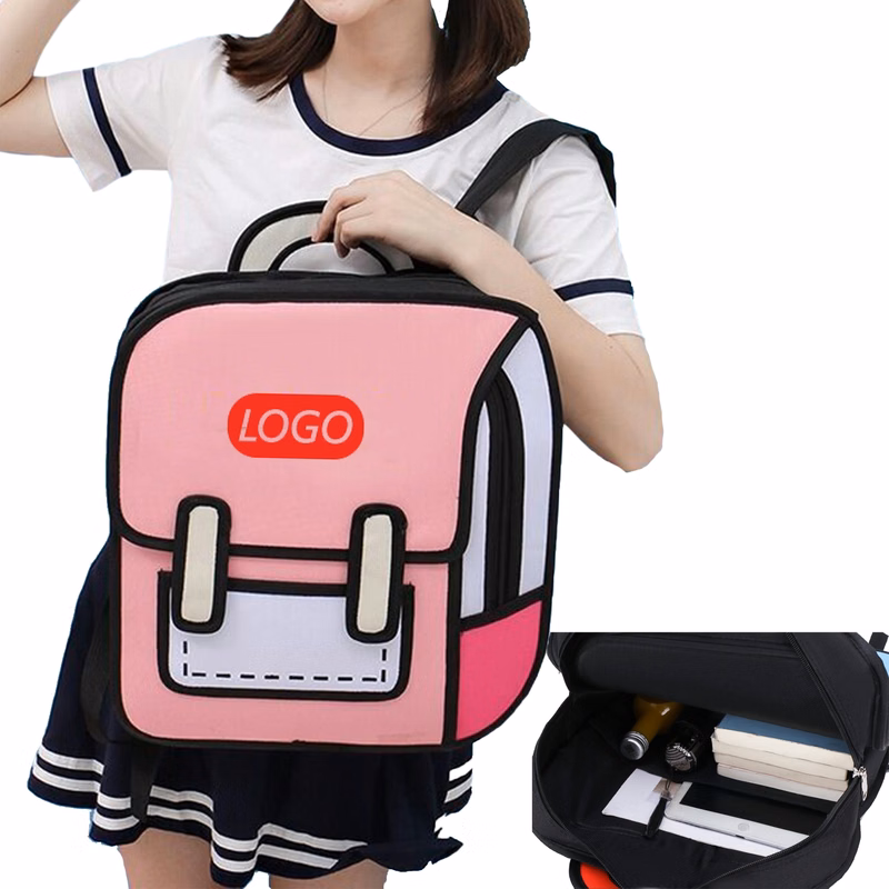 Canvas Cartoon Backpack