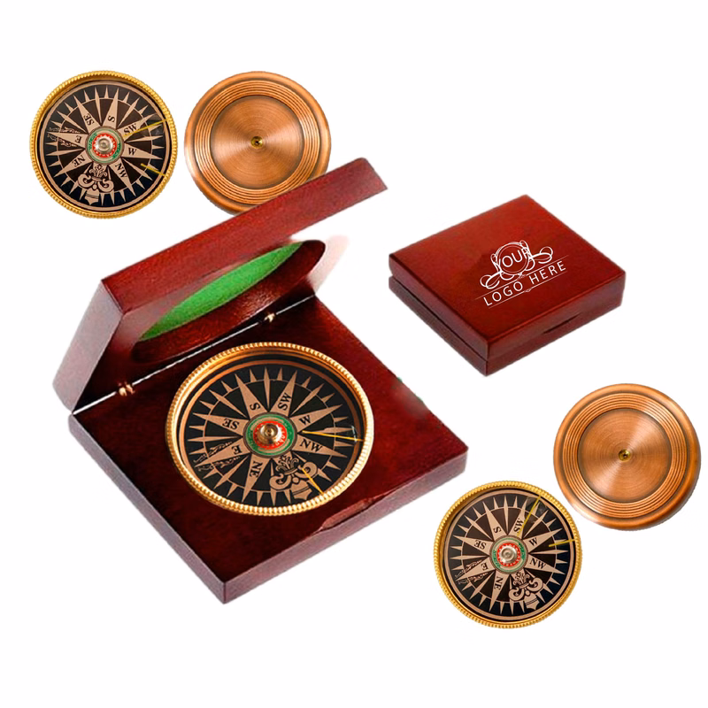 Large Resin Compass Box