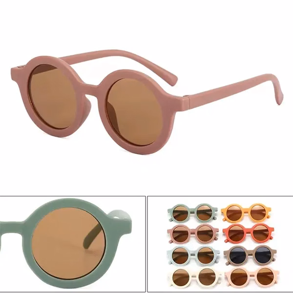 Cute Round Polarized Sunglasses for Kids