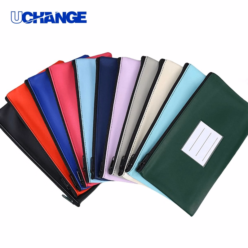 Bank Deposit Money Bag Organizer with Zipper