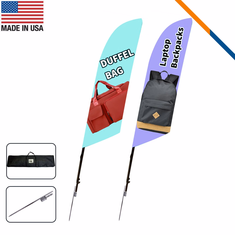 10' Mreop Double-Sided Angle Flag