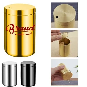 Stainless Steel Toothpick Case, custom kitchen gadget with logo imprint 1