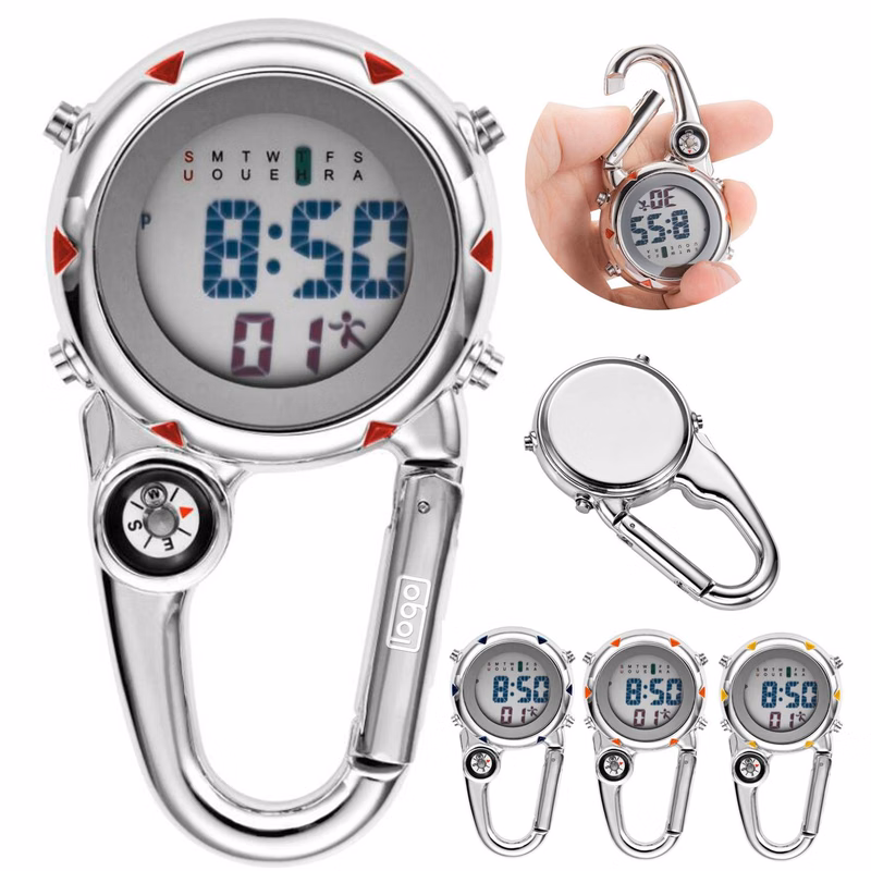 Digital Carabiner Watch w/ Compass