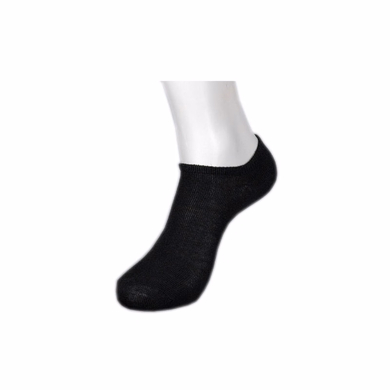 Women's No-Show Socks - Black Size 9-11