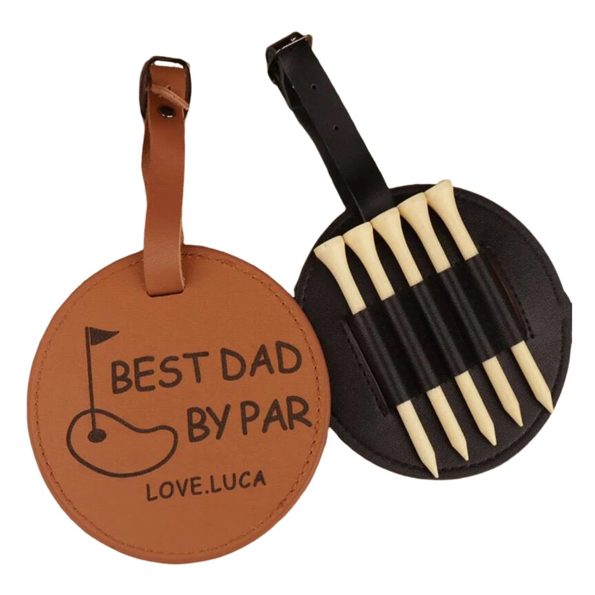 Golf Tee PU Leather Case 1