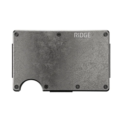 Ridge Stonewashed Money Clip 1