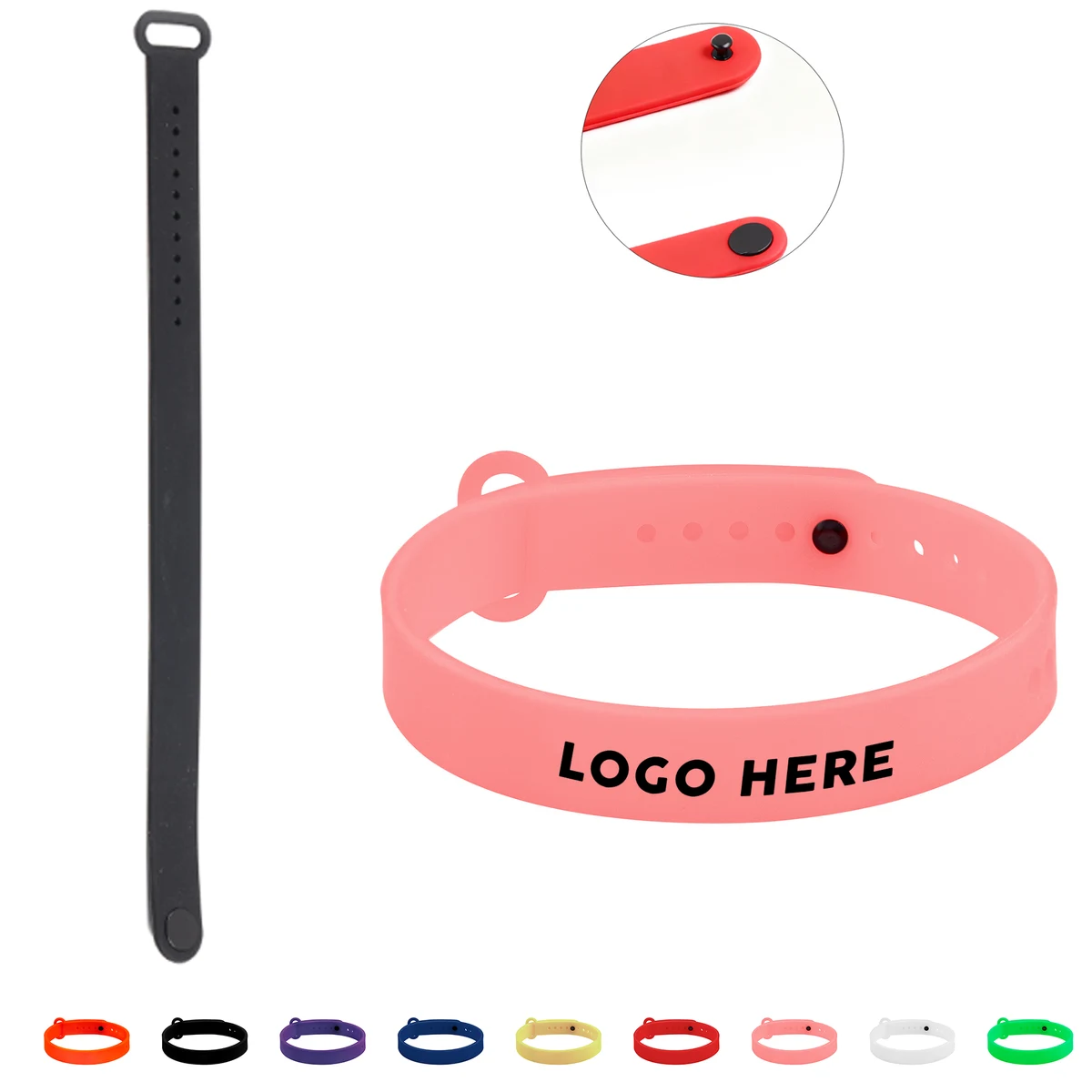 Adjustable Silicone Promo Wristband 1