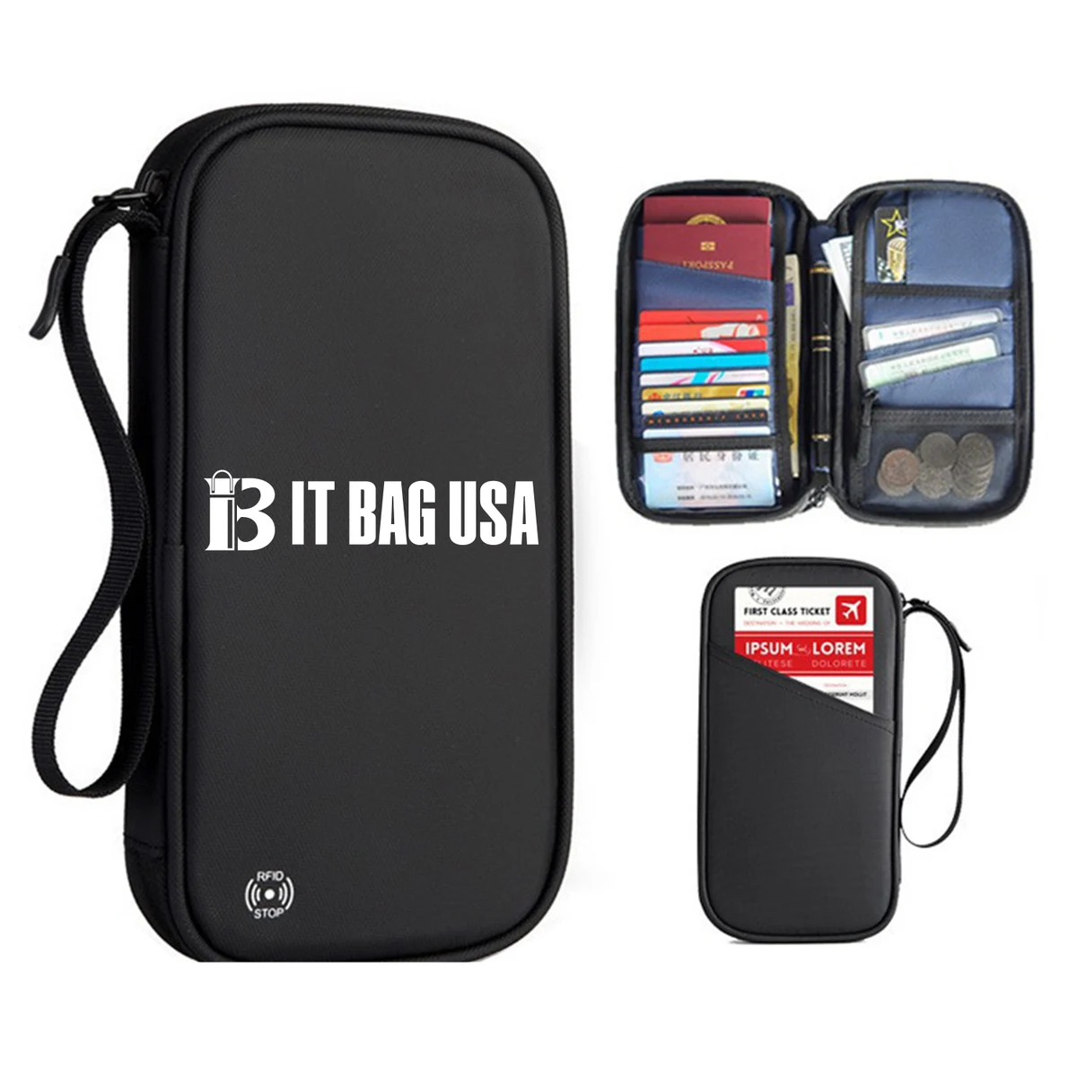 Rfid Passport Wallet With Card Slot 1