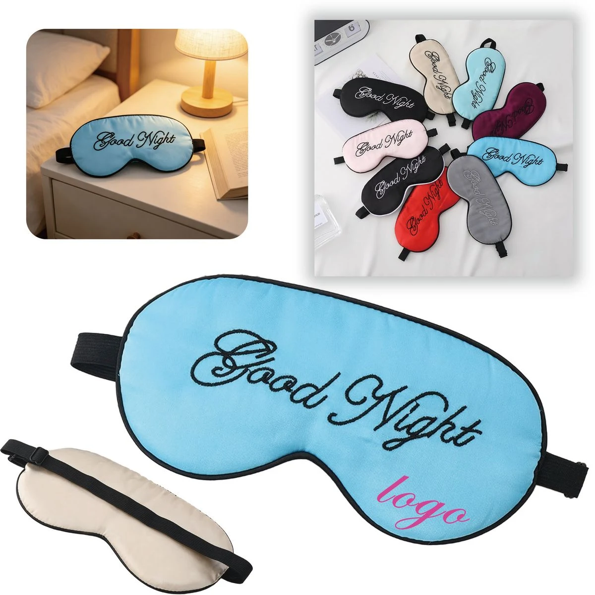 Sleep Mask, promotional fitness product with logo imprint 1