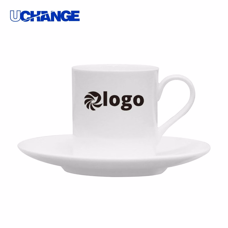 Porcelain Tea Cup and Saucer Set (3 Oz)