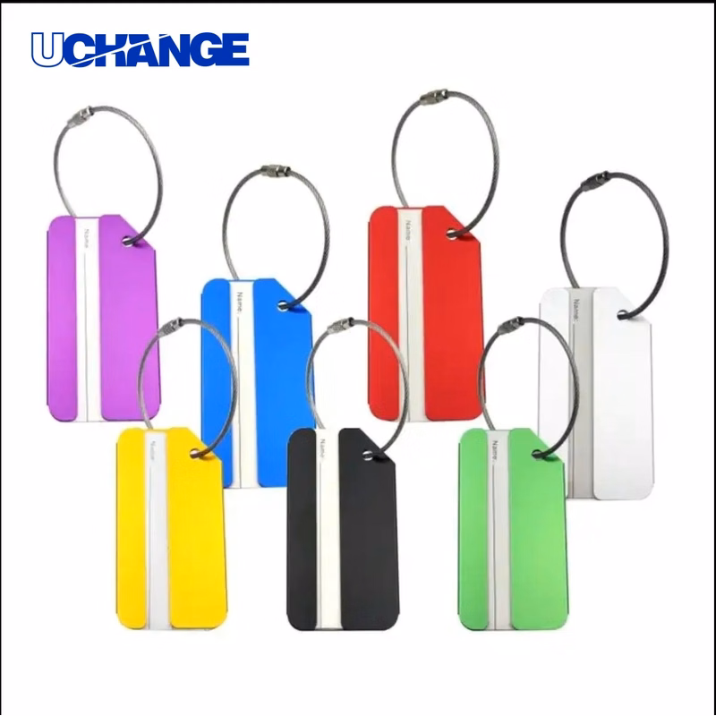 Aluminum Alloy Luggage Tag Durable Travel Identification Tag