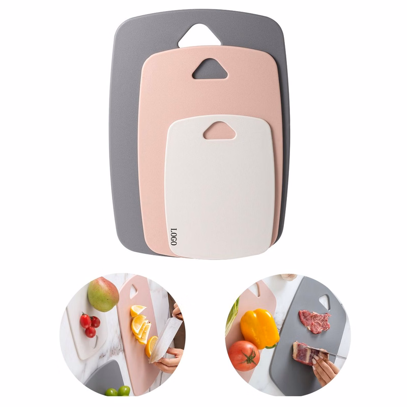 Plastic Kitchen Cutting Board Set of 3 Handles