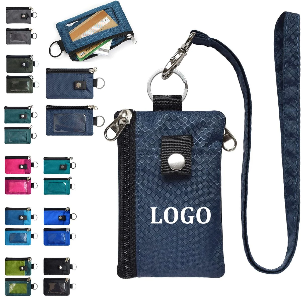 Water Resistant Zip Id Case Wallet 1