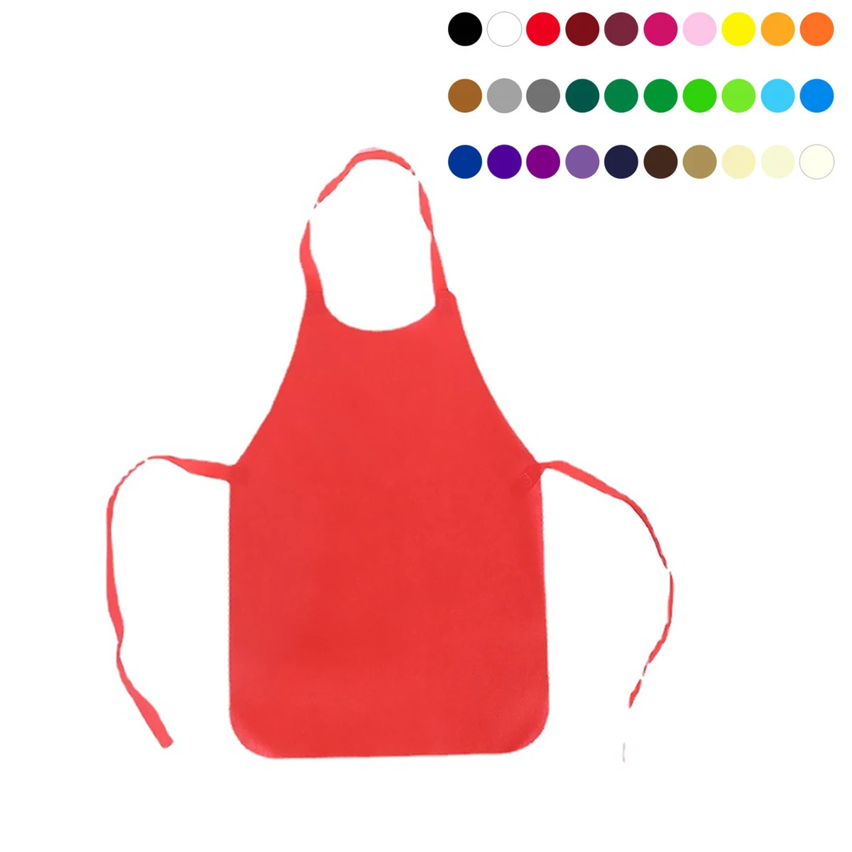 Non Woven Disposable Non Woven Apron 26.8"L X 16.5"W 1