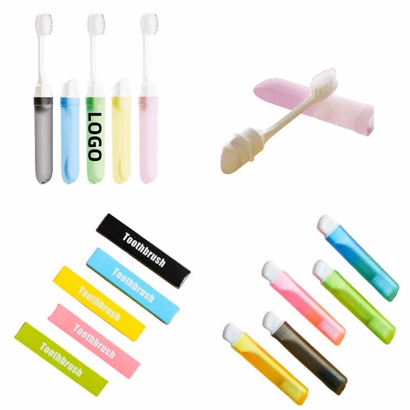 Foldable Travel Toothbrush With Soft Bristles