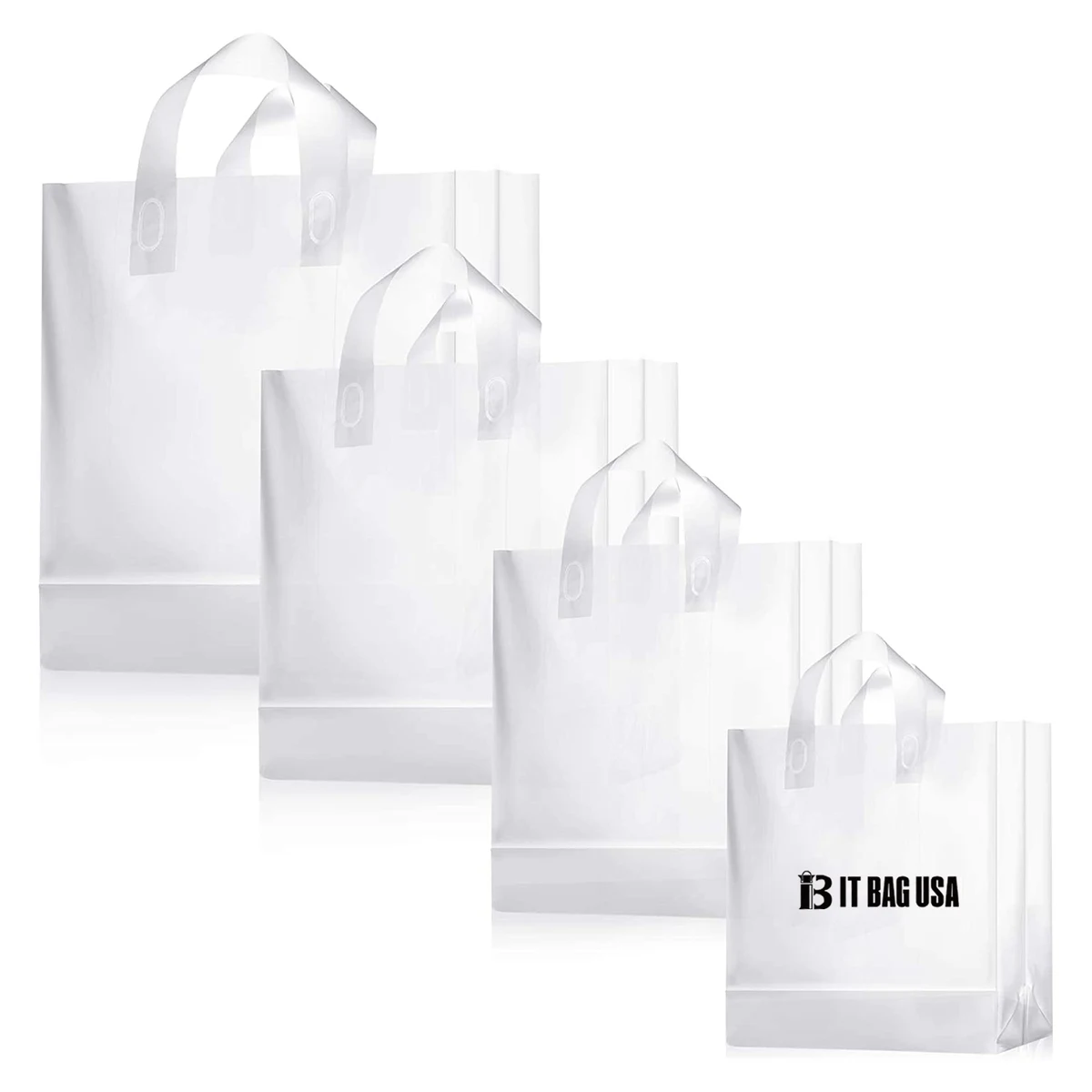 Solid Plastic Tote Bag 1