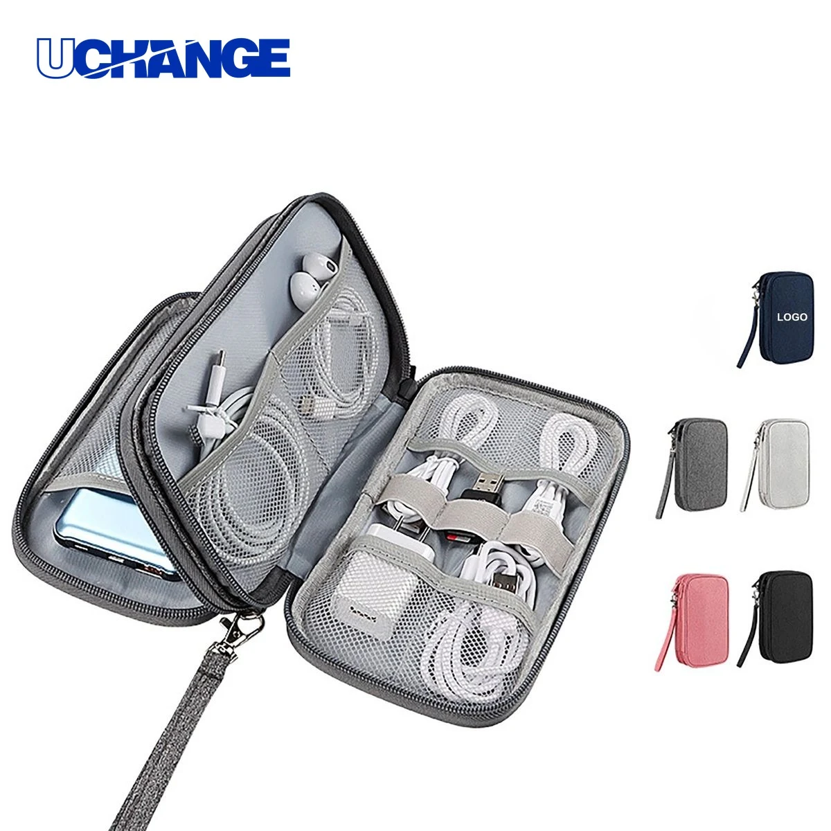 Canvas Double-Layer Organizer Bag 1