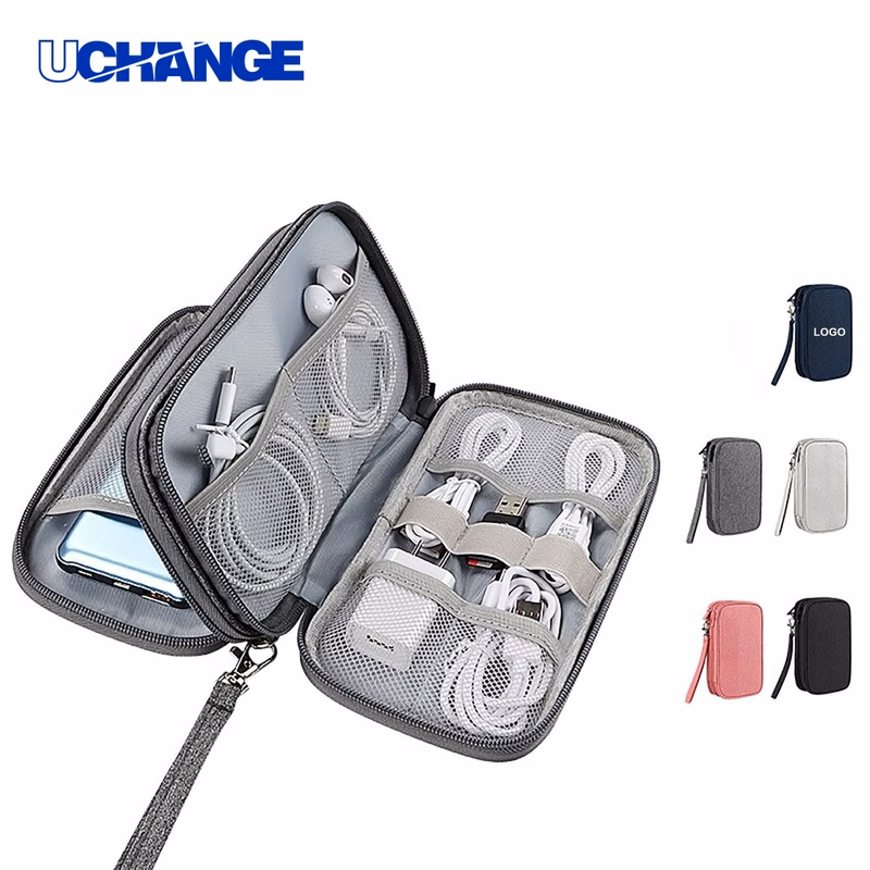 Canvas Double-Layer Organizer Bag