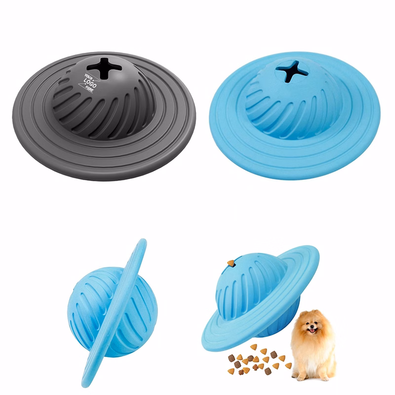 Interactive UFO Dog Feeder Toy Ball