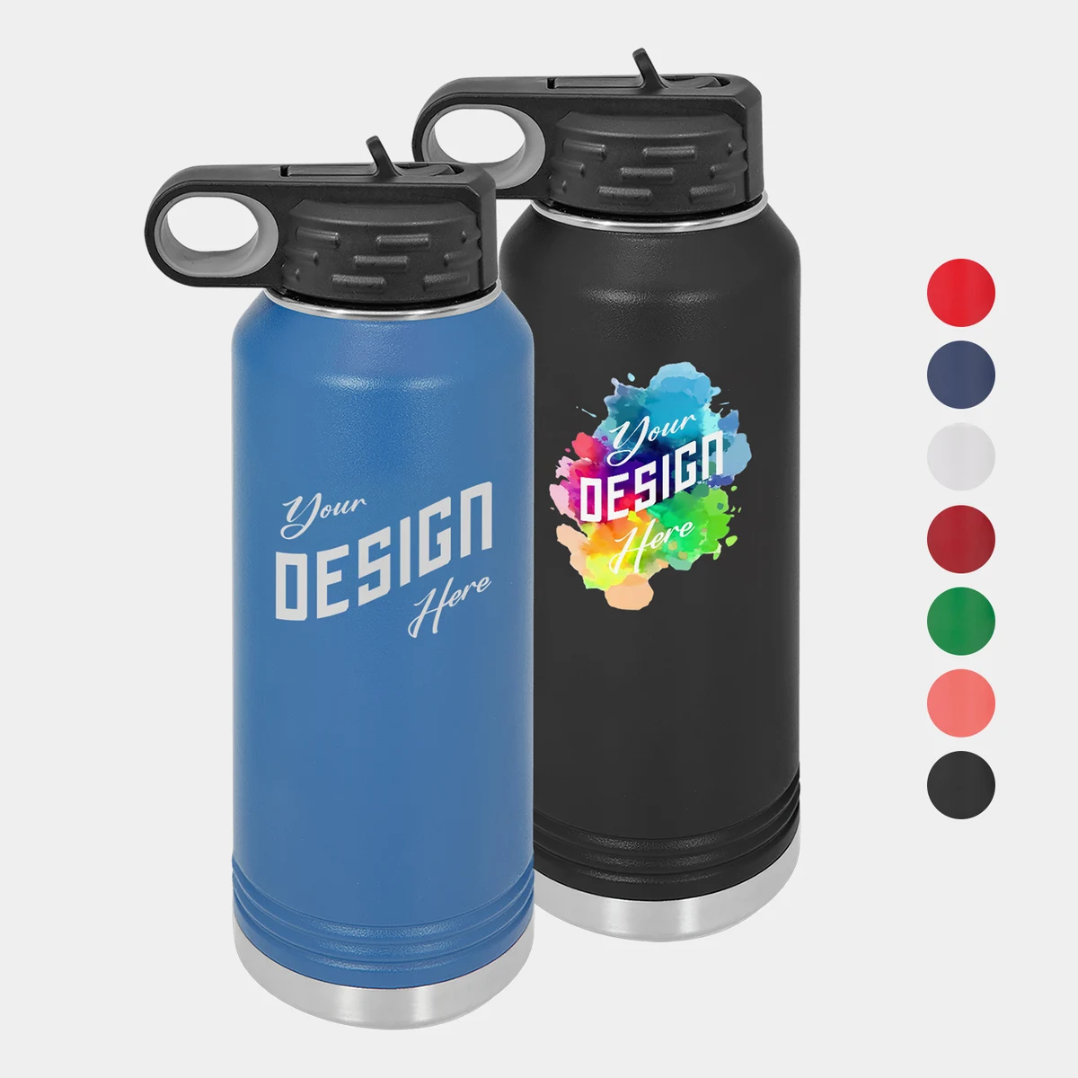 32 oz Polar Camel® Stainless Steel Insulated Water Bottle, custom water bottle with logo imprint 1
