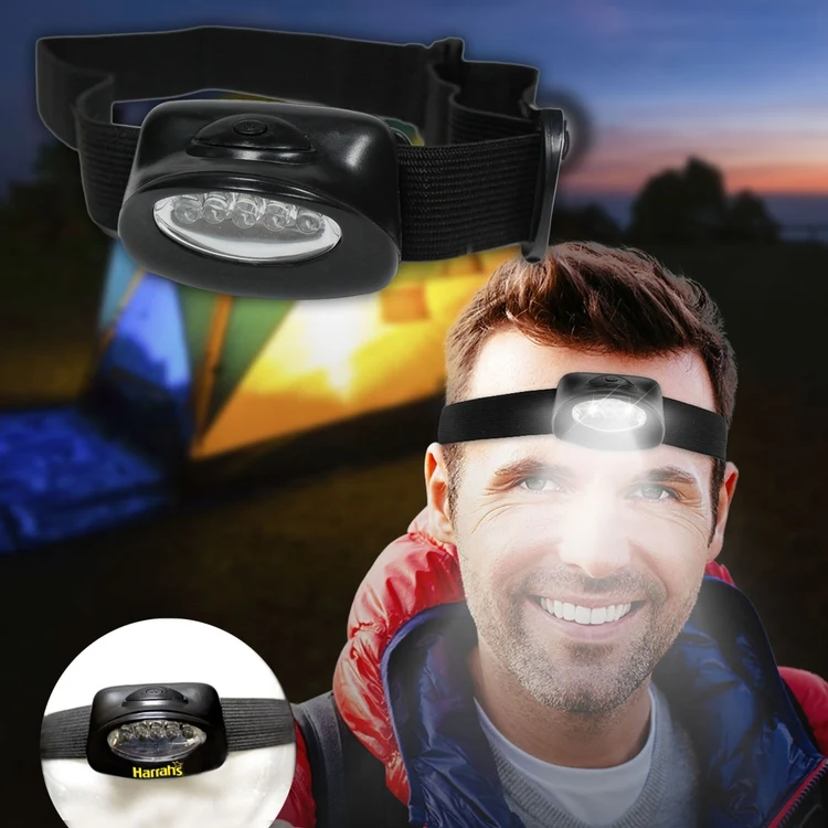Head LED Light with Elastic Headband 1