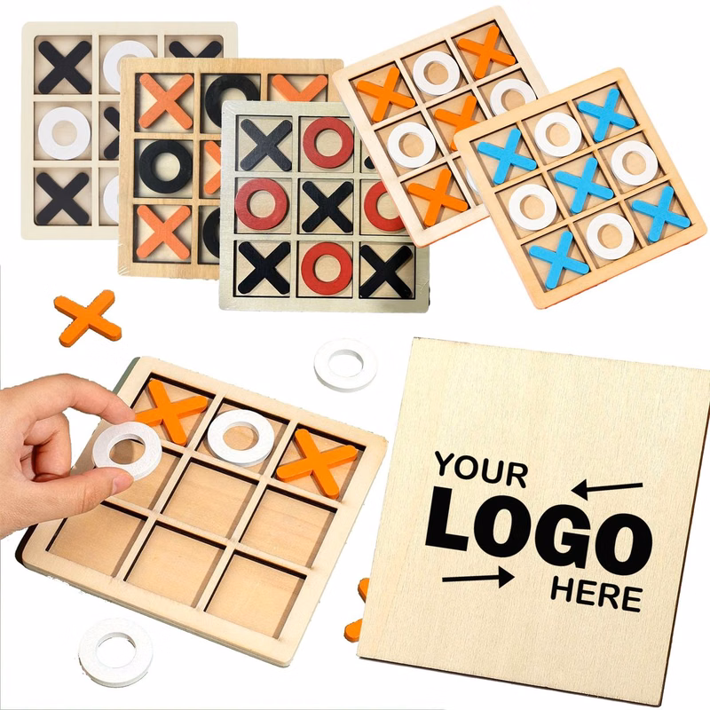 Fun Educational Wooden XO Chess Toy