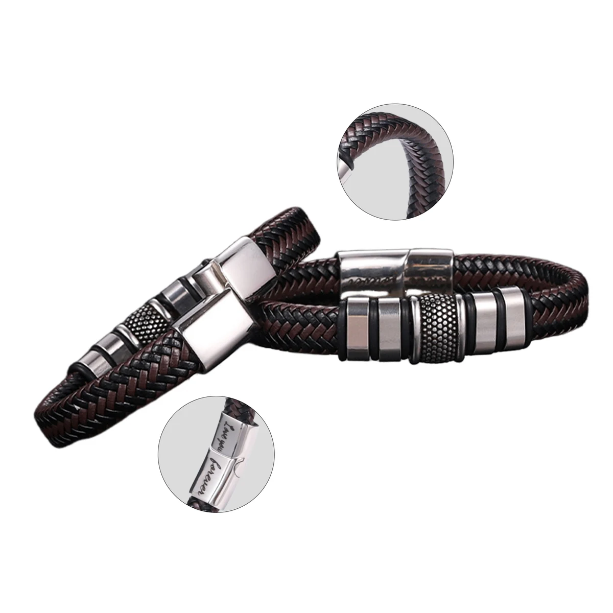 Dotted Stainless Steel Bracelet 1