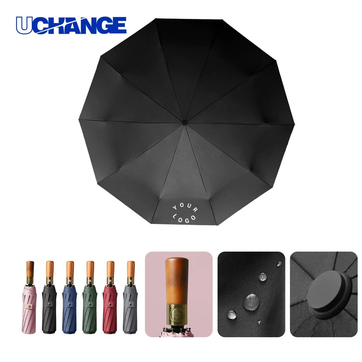 Anti Wind Umbrella Steel Fiberglass 1