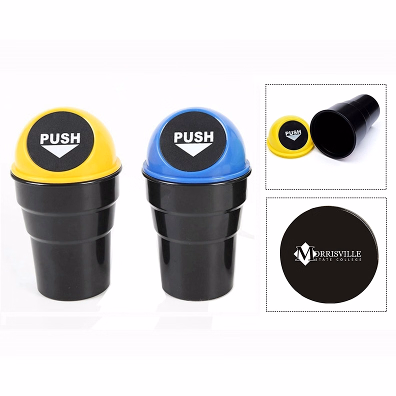 Plastic Cover Car Ashtray Trash Bin