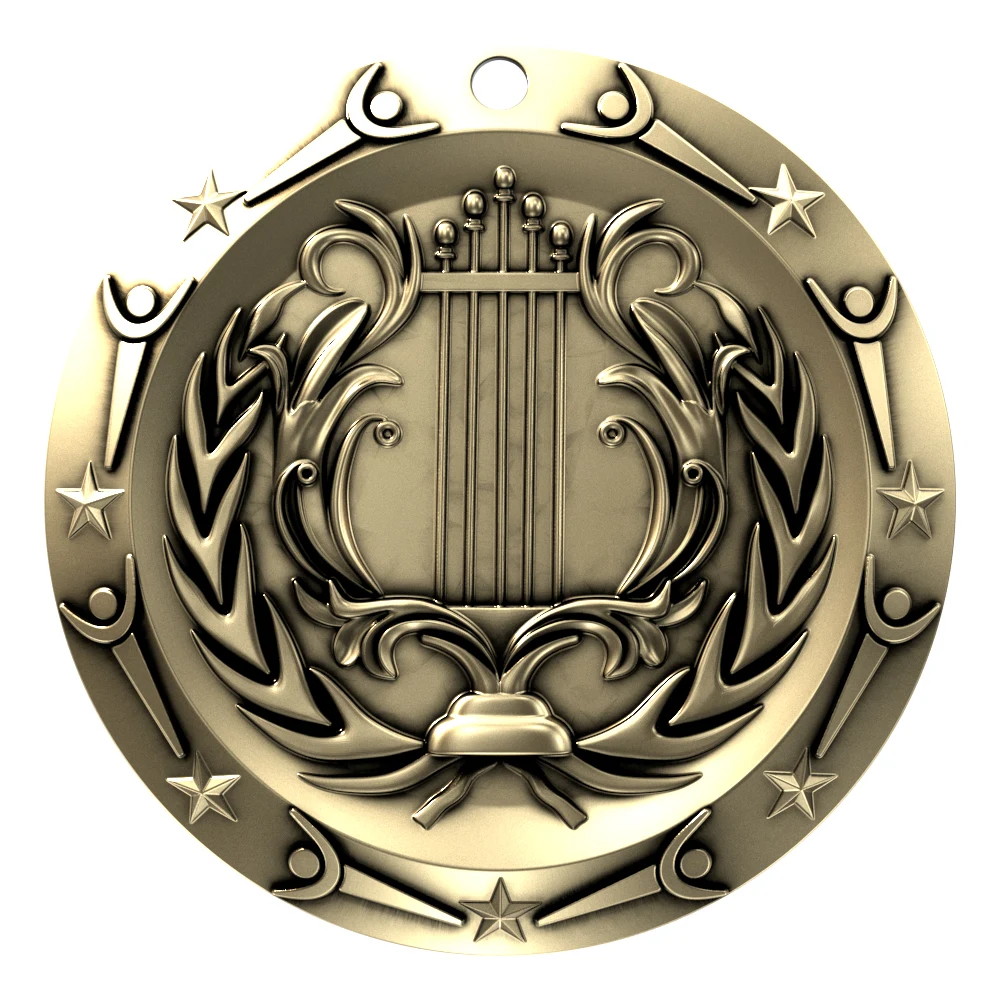 Music World Class Medallion (3") 1