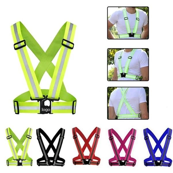 Adjustable Safety Reflective Suspender 1