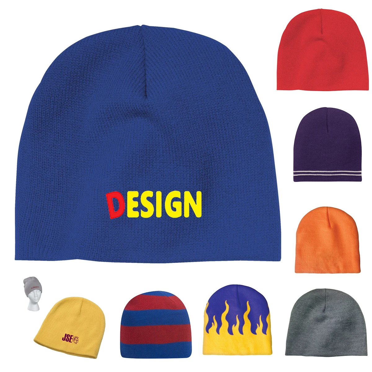 MOQ 50Pcs Knit Beanie With No Pom And No Cuff 1