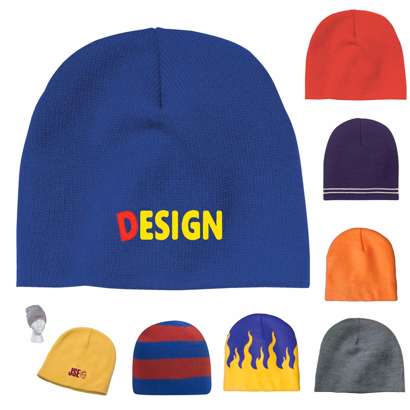 MOQ 50Pcs Knit Beanie With No Pom And No Cuff