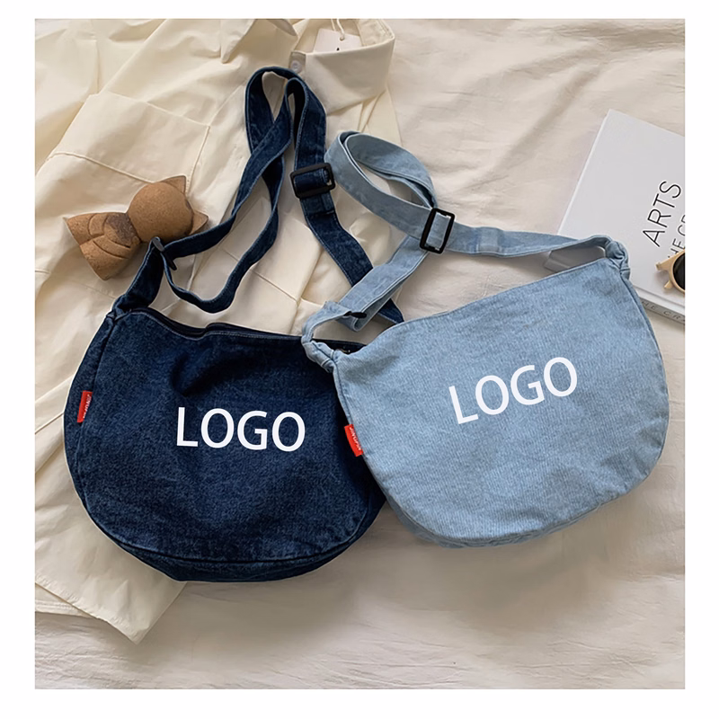 Denim Indigo Cross Body Women Shoulder Bag